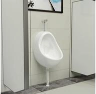 vidaXL Urinal, Wandurinal mit Sp&uuml;lventil Keramik Wei&szlig;