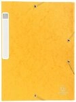 EXACOMPTA Archivcontainer 10x Archivbox R&uuml;cken 40mm Karton + 3 Klappen Gummizug A4