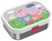 Mepal Lunchbox Campus Edelstahl-Brotdose mit Gabel 18 x 13 cm,...