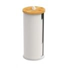 relaxdays Toiletten-Ersatzrollenhalter Toilettenpapier Aufbewahrung 3 Rollen,...