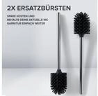 ovimar WC-Reinigungsb&uuml;rste, (Packung, 2-tlg., 2), aus Edelstahl in Silber zur