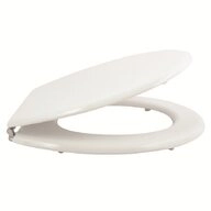 MSV WC-Sitz PREMIUM, Toilettendeckel MDF Holzkern, Scharniere Zink, hochwertige...