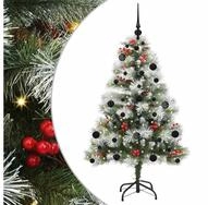 vidaXL K&uuml;nstlicher Weihnachtsbaum K&uuml;nstlicher Weihnachtsbaum Gr&uuml;n und Wei&szlig;...