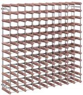 vidaXL Weinregal Weinregal f&uuml;r 120 Flaschen Braun Massivholz Kiefer, 1-tlg.
