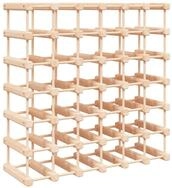 vidaXL Weinregal Weinregal f&uuml;r 42 Flaschen 68,5x23x68,5 cm Massivholz Kiefer,...