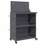 vidaXL Werkzeugbox Werkzeugwagen Anthrazit 65 x 35 x 111 cm Kaltgewalzter Stahl...