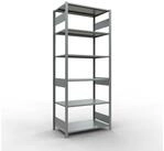 SCHULTE Lagertechnik Steckregal Grundregal, Fachbodenregal MULTIplus150, 2500 x...