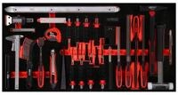 KS Tools Crimpzange KS Tools Hammer- / Mei&szlig;el- / und Messwerkzeug-Satz in