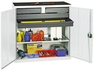 STUMPF Auszugsboden Stumpf Werkzeug- und Materialschrank Serie 3000 lichtgrau +...