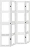 vidaXL Paravent 40 x 180 cm 4-tlg Raumteiler Paravent Trennwand Spanische Wand...