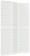 vidaXL Raumteiler 3-tlg. Paravent Japanischer Stil Faltbar 120x170 cm Wei&szlig;,...