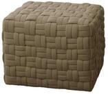 SVITA Hocker POPPY, mit geflochtenem Muster, Sitzhocker, Hocker, Beistelltisch,