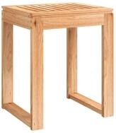 vidaXL Duschhocker Badhocker 40x30x46 cm Massivholz Nussbaum