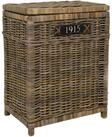 VIVANNO W&auml;schekorb Rattan CESTO Rechteckig - Natur Geflochten (1 St), 50x35x66...