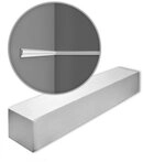Orac Decor Zierleiste PX116 Zierleisten 1 Karton SET 45 Wandleisten 90 m, kleben,