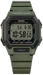 Chronograph, khaki, schwarz, grau, CASIO TIMELESS COLLECTION, Armbanduhren,...