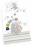 Herding Babybettw&auml;sche 100x135cm Dumbo Disney Elefant Streifen Bunt, Renforc&eacute;, 2