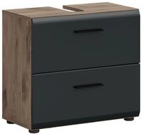 xonox.home Waschbeckenunterschrank Nox Oak Nachbildung Melamin beschichtet...