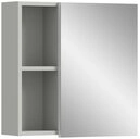 Inn.Furn Spiegelschrank Carlo (in grau, 1-t&uuml;rig 55 cm) mit Soft-Close