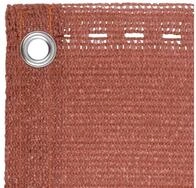 vidaXL Sonnensegel, Balkon-Sichtschutz Terracotta-Rot 75x500 cm HDPE