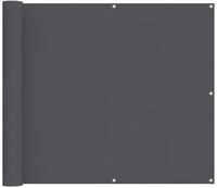 vidaXL Balkonsichtschutz Balkon-Sichtschutz Anthrazit 90x800 cm 100 %