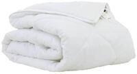 vidaXL Bett Bettdecke Wei&szlig; 220 x 155 x 4 cm Polyester (1-tlg)