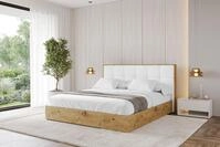 ALTDECOR Polsterbett ENZO7 (Polsterbett mit Bettkasten und Lattenrost, Boxbett...