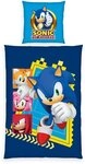 Sonic SEGA Bettw&auml;sche Sonic, Renforc&eacute;, 2 teilig, Wendebettw&auml;sche