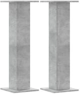 vidaXL Blumenst&auml;nder Pflanzenst&auml;nder 2 Stk. Betongrau 30x30x95 cm...