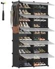 SONGMICS Schuhregal Schuhschrank, 30 x 40 x 30 cm pro Fach, f&uuml;r Flur,