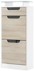 Vladon Schuhschrank Fiesta V2 (Schuhkipper f&uuml;r 8 Paar Schuhe, mit 2 Klappen,