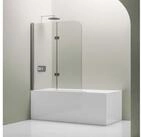 Bernstein Badewannenaufsatz NT209 120x140 cm Klarglas, ESG Sicherheitsglas,