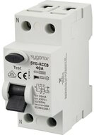 Sygonix Sicherheitsrelais Sygonix SY-6438016 SYG-RCCB 1P+N/A40/10kA/30mA