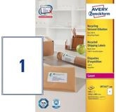 Avery Zweckform Etiketten Adress-Etikett 199,6x289,1mm A4 Recycling 100 St&uuml;ck...