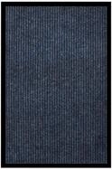 vidaXL Fu&szlig;matte Fu&szlig;matte Gestreift Blau 80x120 cm, Rechteckig