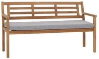 PROREGAL&reg; Gartenbank 82x145x59cm Sitzbank Holzbank Massiv-Holz Akazie mit/ohne
