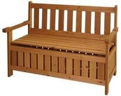 PROREGAL&reg; Gartenbank mit Stauraum 85x114x58cm Truhenbank Sitzbank Outdoor...