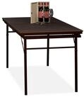 relaxdays Gartentisch klappbar ausziehbar, braun