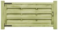 vidaXL Gartentor Gartentore 2 Stk. Impr&auml;gniertes Kiefernholz 150x75 cm Gr&uuml;n