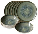 Ritzenhoff & Breker Tafelservice Verde Tafelservice 12er Set (12-tlg), 6...