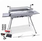 Grillpeter Holzkohlegrill Mangal Ideal Grill Edelstahl 2mm mit D&ouml;ner H&auml;hnchen