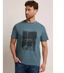 STREET ONE MEN T-Shirt aus reiner Baumwolle blau XXXL (58)