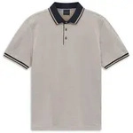 bugatti Poloshirt Modern Fit aus reiner Baumwolle beige|braun L