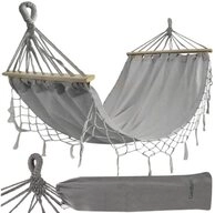 Gardlov H&auml;ngematte Doppel-Gartenh&auml;ngematte Spreizstab (Spar-Set, zwei...