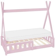 ML-DESIGN Spielbett Hausbett Tipi Zeltbett inkl. Lattenrost Bodenbett Kinder