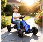 HOMCOM Go-Kart Kinderfahrzeug mit verstellbarem Sitz, Tretfahrzeug, f&uuml;r...
