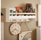SoBuy Wandregal KMB78, Kindergarderobe Kinderregal B&uuml;cherregal Wandregal mit 5