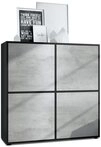 Vladon Highboard Cuba V2 (Schrank, 104 x 105,5 x 35,5 cm Sideboard mit 8...
