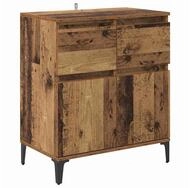 vidaXL Sideboard Sideboard Altholz 60 x 35 x 70 cm Verbundholz und Eisen (1 St)