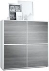 Vladon Highboard Cuba V2 (Schrank, 104 x 105,5 x 35,5 cm Sideboard mit 8...